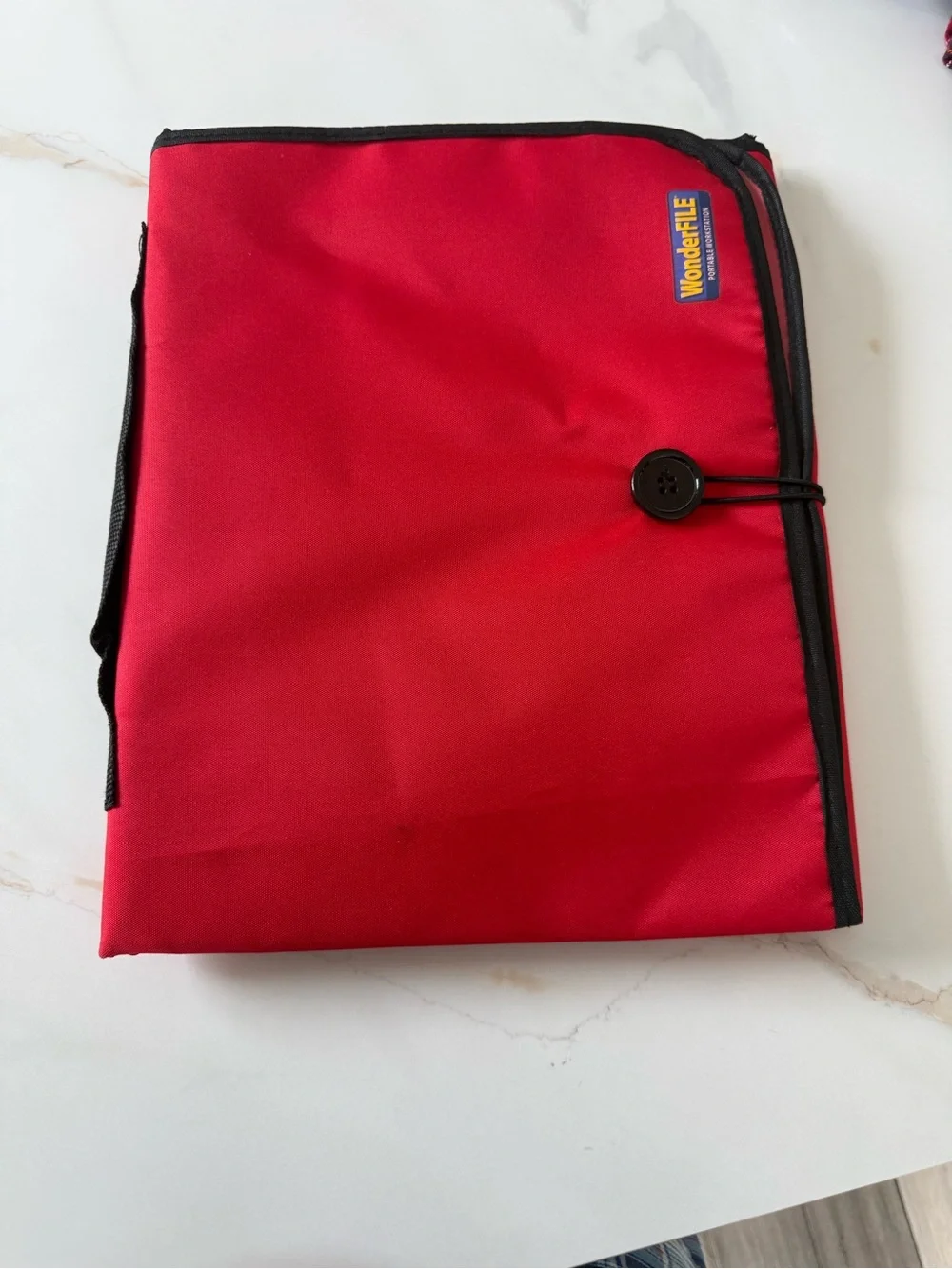 Red Zippered Garment/Document Organizer